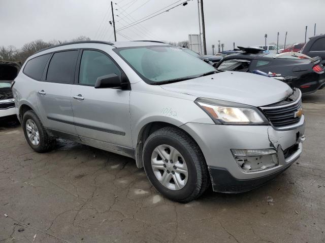 1GNKRFKD8FJ367899 - 2015 CHEVROLET TRAVERSE LS SILVER photo 4