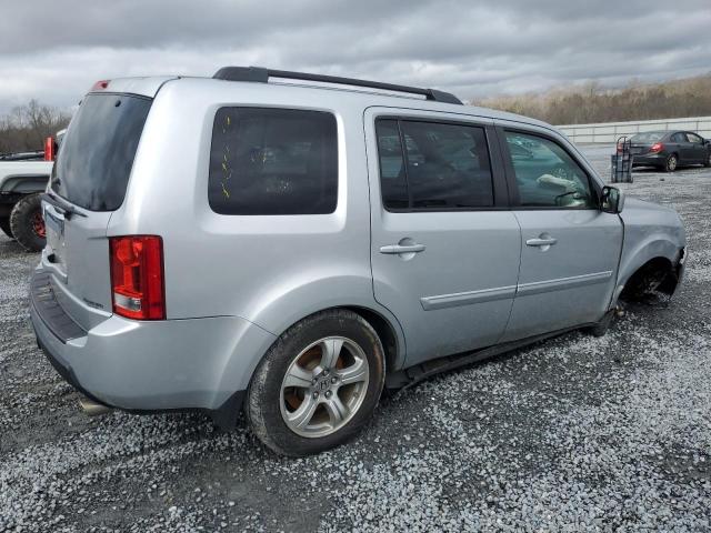 5FNYF3H74DB029576 - 2013 HONDA PILOT EXLN SILVER photo 3