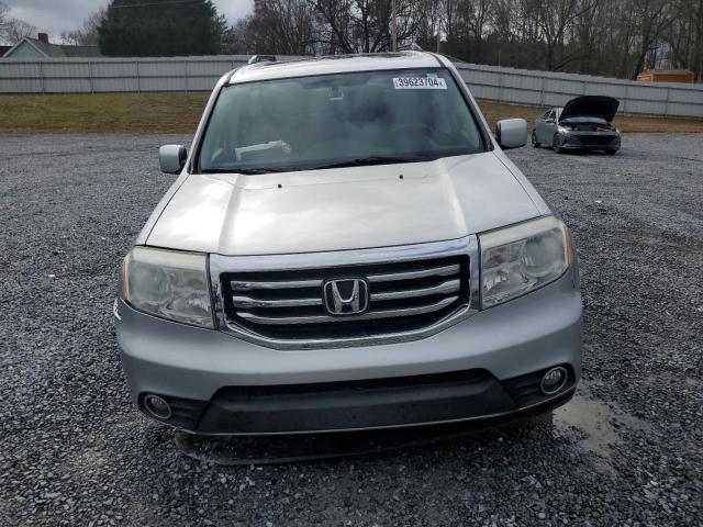 5FNYF3H74DB029576 - 2013 HONDA PILOT EXLN SILVER photo 5