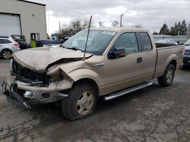 1FTFX1EF3DFC27436 - 2013 FORD F150 SUPER CAB BROWN photo 1