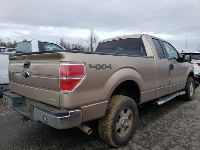 1FTFX1EF3DFC27436 - 2013 FORD F150 SUPER CAB BROWN photo 3