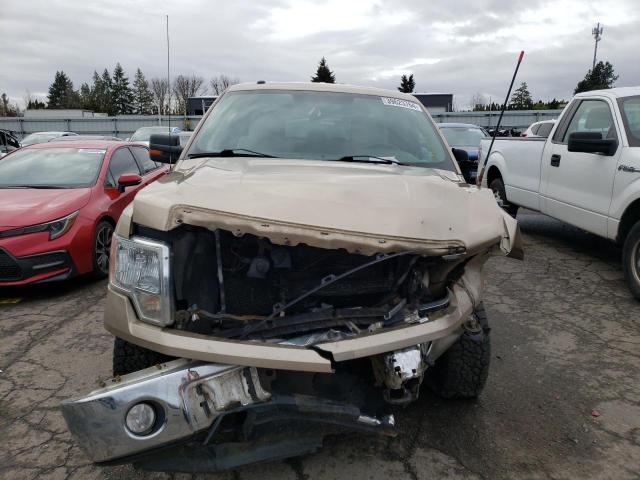 1FTFX1EF3DFC27436 - 2013 FORD F150 SUPER CAB BROWN photo 5