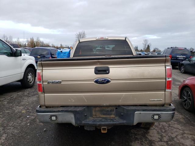 1FTFX1EF3DFC27436 - 2013 FORD F150 SUPER CAB BROWN photo 6