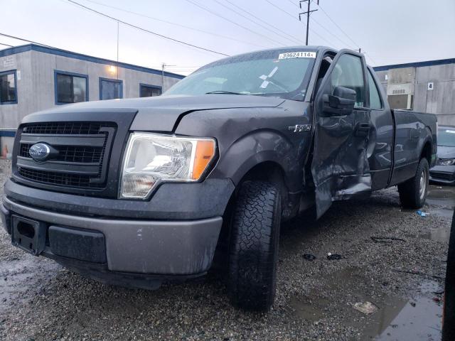 1FTVX1CF0DKD48379 - 2013 FORD F150 SUPER CAB GRAY photo 1