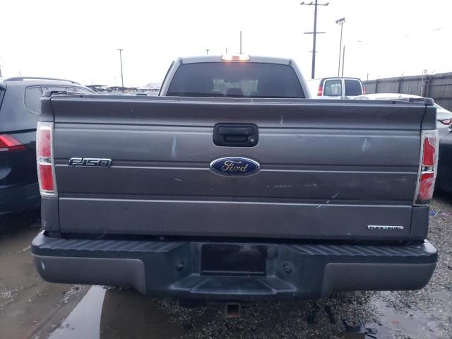 1FTVX1CF0DKD48379 - 2013 FORD F150 SUPER CAB GRAY photo 6