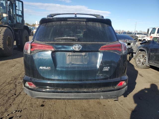 2T3RFREV4HW602583 - 2017 TOYOTA RAV4 XLE BLUE photo 6