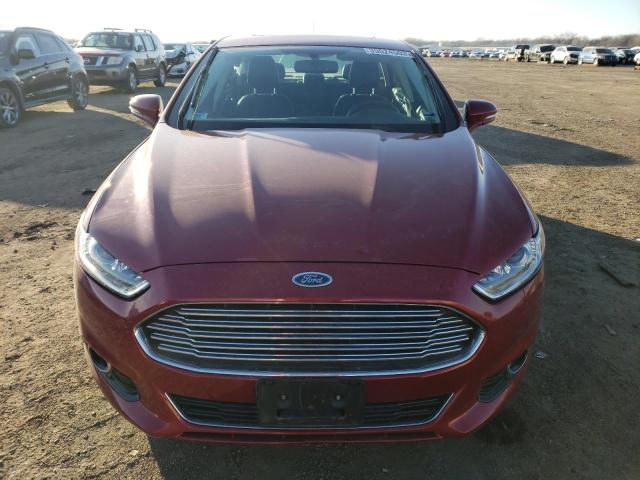 3FA6P0RU6GR366153 - 2016 FORD FUSION TITANIUM HEV RED photo 5