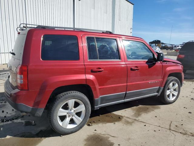 1C4NJRFB8CD621158 - 2012 JEEP PATRIOT LATITUDE MAROON photo 3