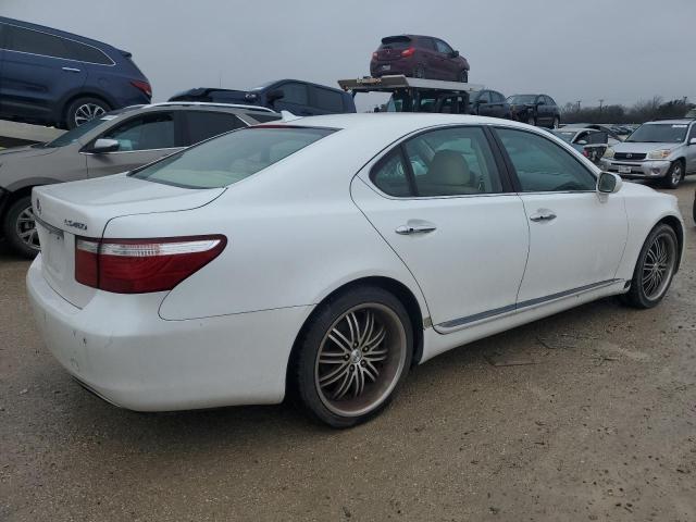 JTHBL46F975048935 - 2007 LEXUS LS 460 WHITE photo 3