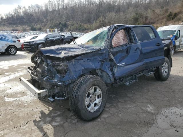 5TELU42N57Z439738 - 2007 TOYOTA TACOMA DOUBLE CAB BLUE photo 1