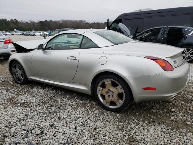 JTHFN48Y930048760 - 2003 LEXUS SC 430 SILVER photo 2