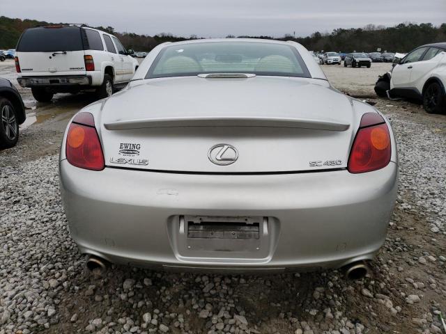 JTHFN48Y930048760 - 2003 LEXUS SC 430 SILVER photo 6