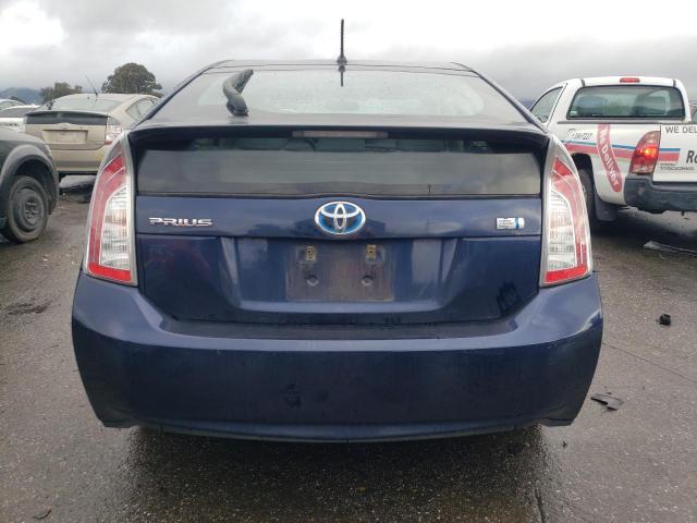 JTDKN3DU7E1742437 - 2014 TOYOTA PRIUS BLUE photo 6