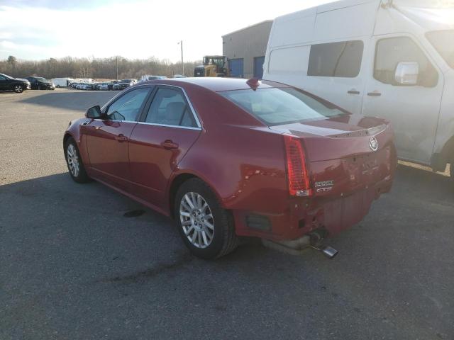 1G6DF5E57D0146504 - 2013 CADILLAC CTS LUXURY COLLECTION RED photo 2