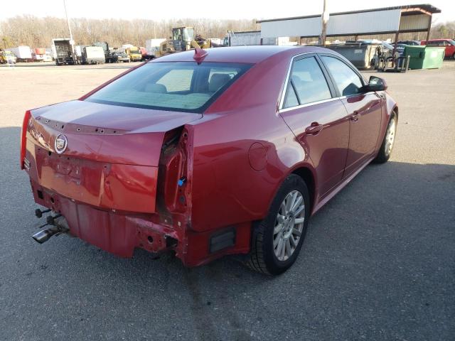 1G6DF5E57D0146504 - 2013 CADILLAC CTS LUXURY COLLECTION RED photo 3