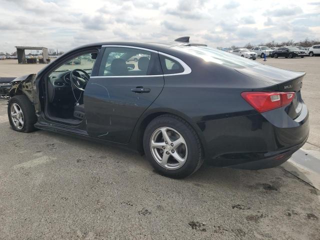 1G1ZC5STXHF264332 - 2017 CHEVROLET MALIBU LS BLACK photo 2