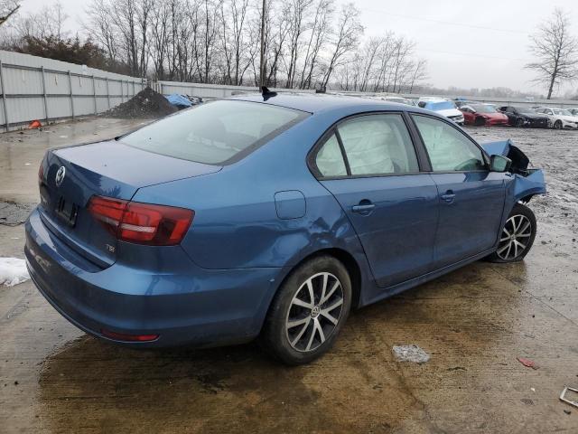 3VWD67AJ1GM414781 - 2016 VOLKSWAGEN JETTA SE BLUE photo 3