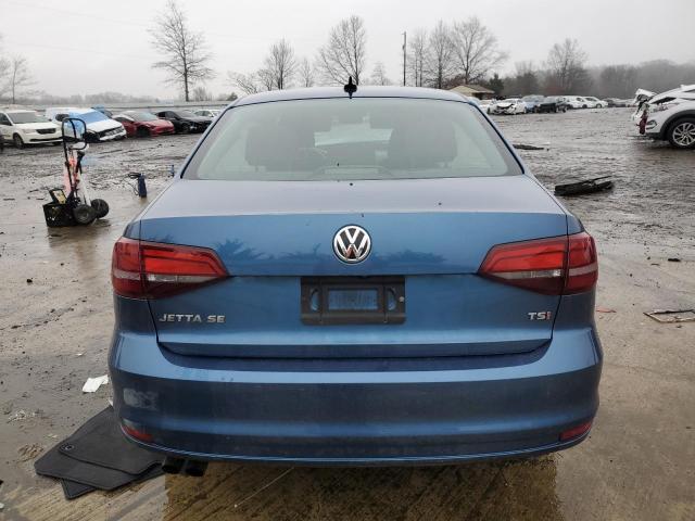 3VWD67AJ1GM414781 - 2016 VOLKSWAGEN JETTA SE BLUE photo 6