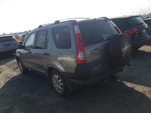 JHLRD78846C055740 - 2006 HONDA CR-V EX SILVER photo 2