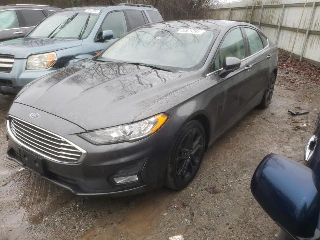 3FA6P0HD8KR233209 - 2019 FORD FUSION SE GRAY photo 1