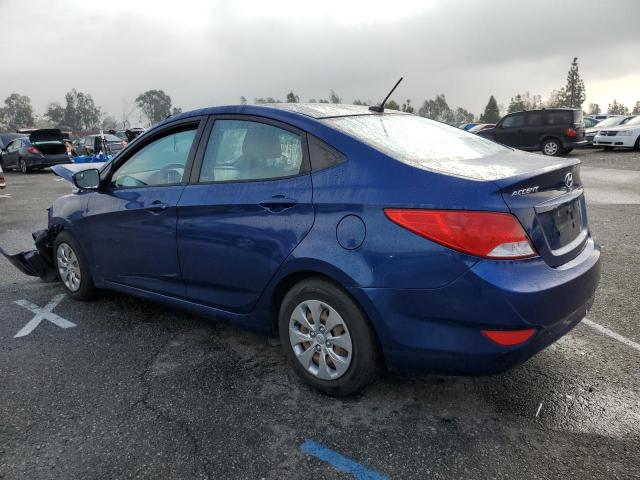 KMHCT4AE7FU931517 - 2015 HYUNDAI ACCENT GLS BLUE photo 2