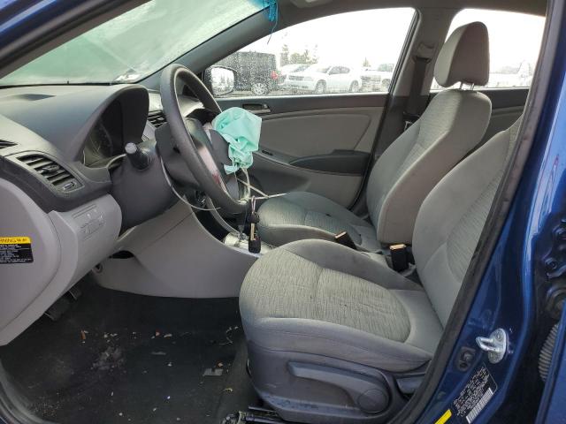 KMHCT4AE7FU931517 - 2015 HYUNDAI ACCENT GLS BLUE photo 7