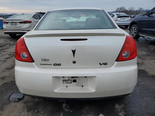 1G2ZG57N184276889 - 2008 PONTIAC G6 BASE WHITE photo 6