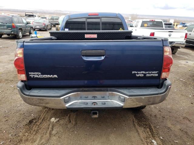 5TETU62N66Z241566 - 2006 TOYOTA TACOMA PRERUNNER ACCESS CAB BLUE photo 6