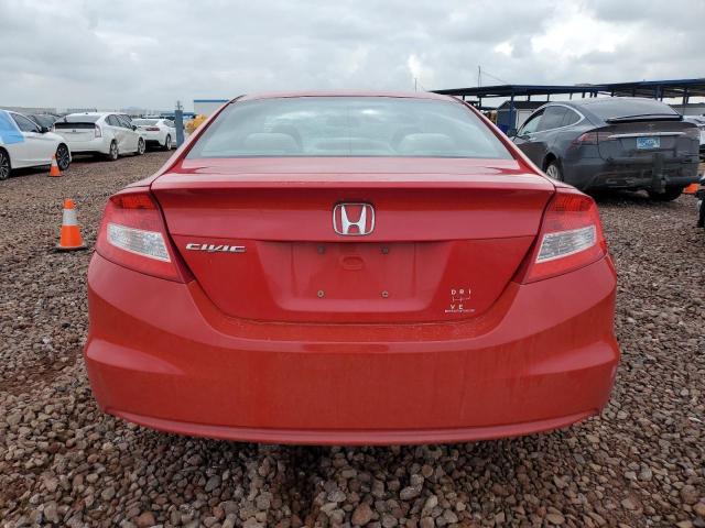 2HGFG3B51CH567397 - 2012 HONDA CIVIC LX RED photo 6