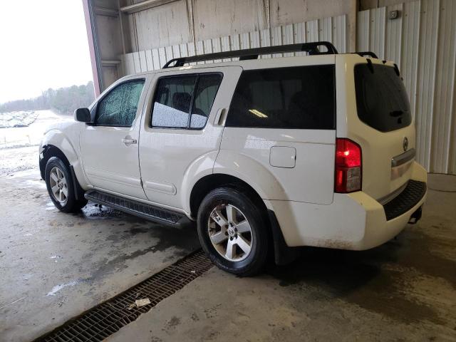 5N1AR1NB9CC621925 - 2012 NISSAN PATHFINDER S WHITE photo 2