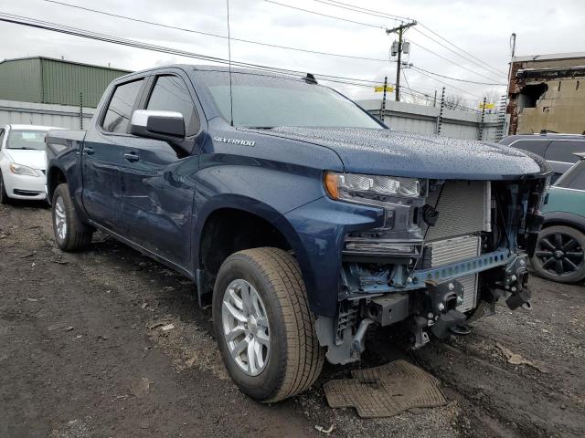 3GCPYJEK6NG125823 - 2022 CHEVROLET SILVERADO K1500 LT-L BLUE photo 4