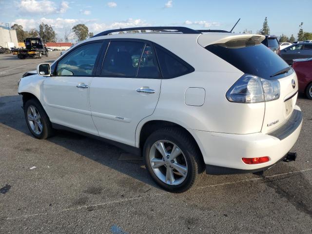 JTJHW31U382062218 - 2008 LEXUS RX 400H WHITE photo 2