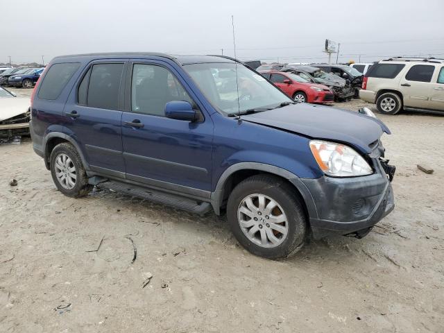 JHLRD788X5C060827 - 2005 HONDA CR-V EX BLUE photo 4