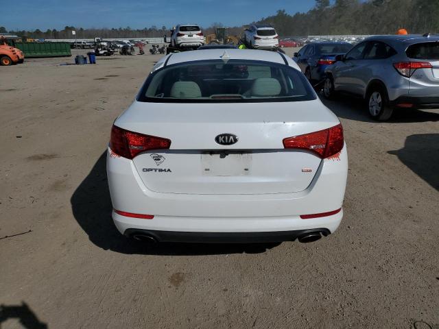 5XXGM4A73DG159654 - 2013 KIA OPTIMA LX WHITE photo 6