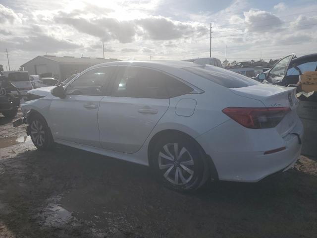 2HGFE2F25NH543574 - 2022 HONDA CIVIC LX WHITE photo 2