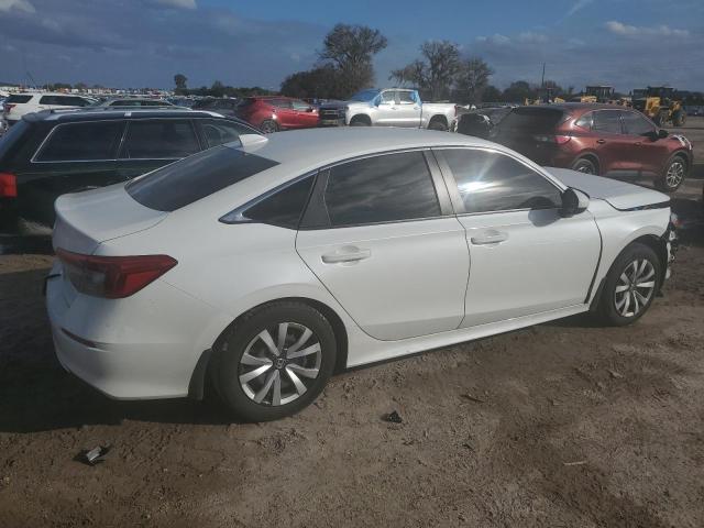 2HGFE2F25NH543574 - 2022 HONDA CIVIC LX WHITE photo 3