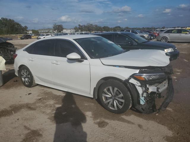 2HGFE2F25NH543574 - 2022 HONDA CIVIC LX WHITE photo 4