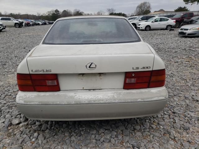 JT8BH28F6V0087558 - 1997 LEXUS LS 400 WHITE photo 6