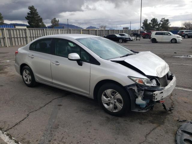 2HGFB2F52DH567705 - 2013 HONDA CIVIC LX SILVER photo 4