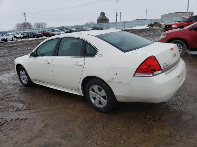 2G1WT57K391300244 - 2009 CHEVROLET IMPALA 1LT WHITE photo 2