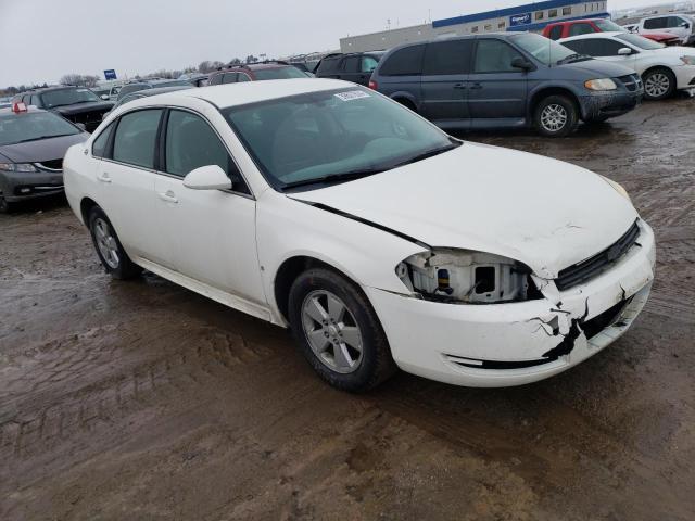 2G1WT57K391300244 - 2009 CHEVROLET IMPALA 1LT WHITE photo 4