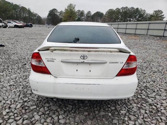 4T1BE32K83U240674 - 2003 TOYOTA CAMRY LE WHITE photo 6