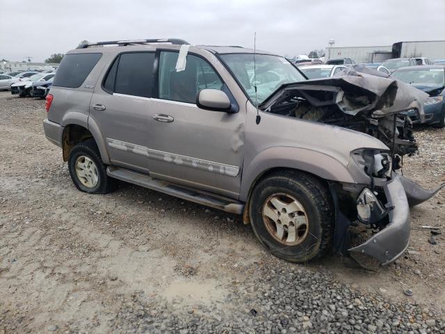 5TDZT38A82S091919 - 2002 TOYOTA SEQUOIA LIMITED TAN photo 4