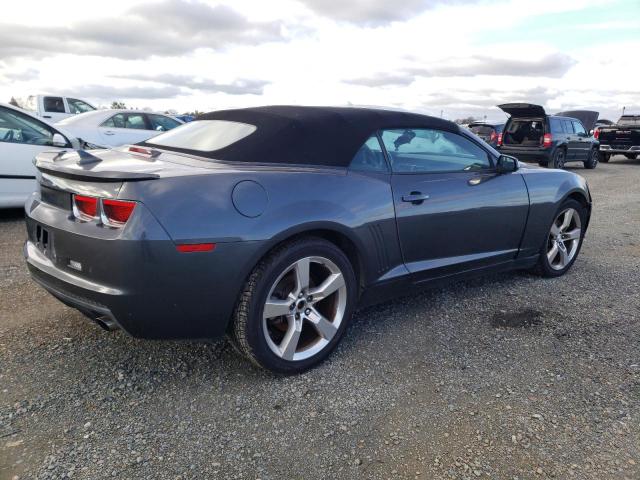 2G1FB3DD7B9187158 - 2011 CHEVROLET CAMARO LT GRAY photo 3