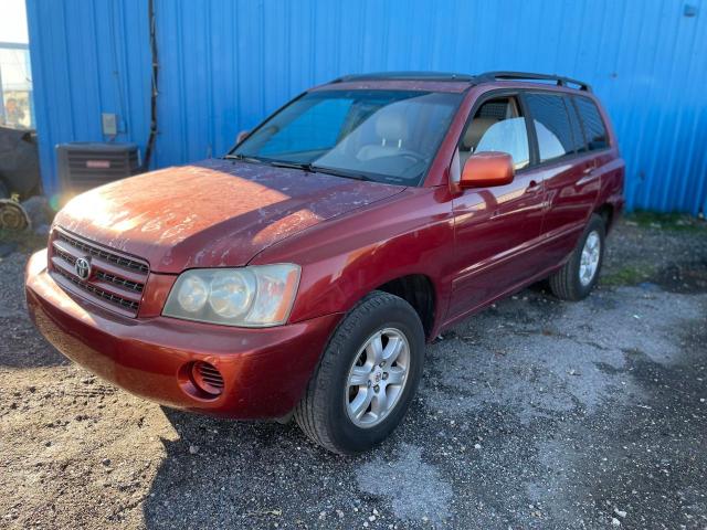 JTEGD21A130051688 - 2003 TOYOTA HIGHLANDER RED photo 2