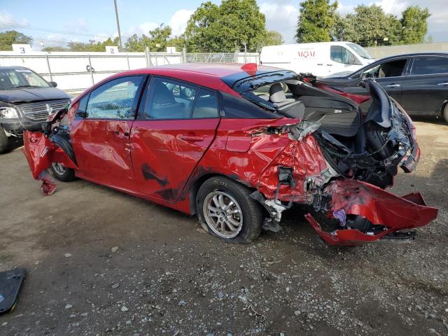 JTDKARFP6L3129474 - 2020 TOYOTA PRIUS PRIM LE RED photo 2