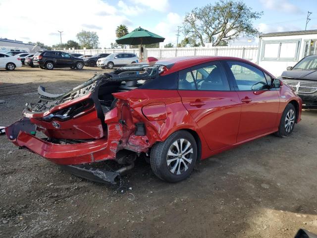 JTDKARFP6L3129474 - 2020 TOYOTA PRIUS PRIM LE RED photo 3