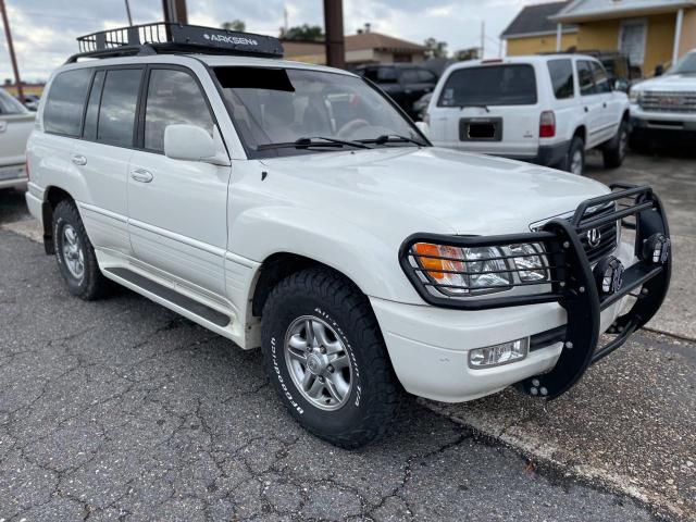 JTJHT00W513502241 - 2001 LEXUS LX 470 WHITE photo 1