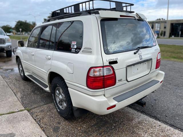 JTJHT00W513502241 - 2001 LEXUS LX 470 WHITE photo 3