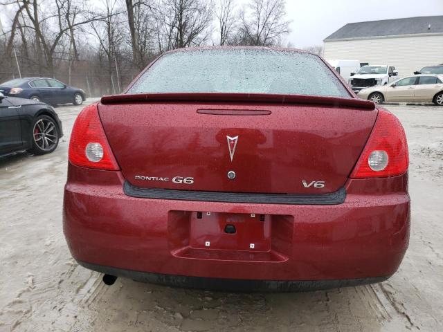 1G2ZG57NX94213534 - 2009 PONTIAC G6 MAROON photo 6